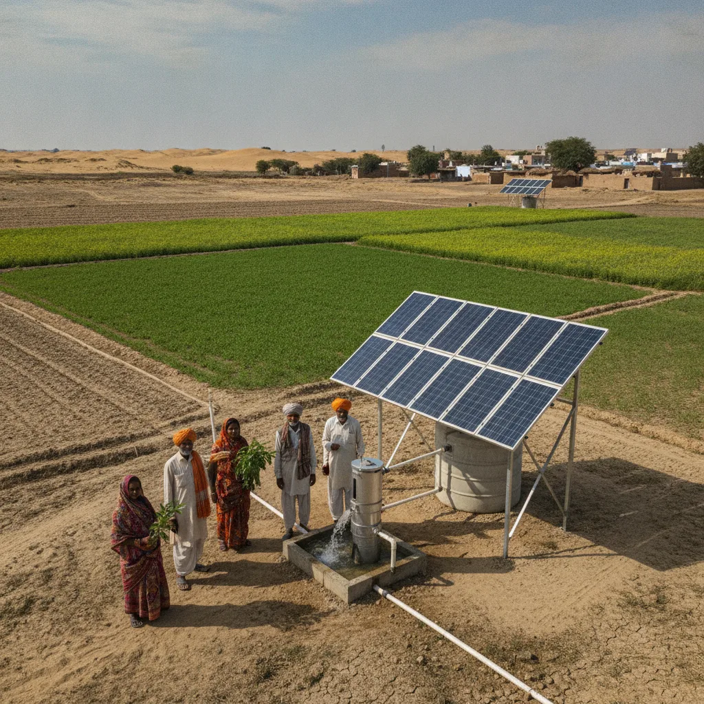 PM-KUSUM Scheme Hits 5 GW Solar Pump Installations: Ground Report from Rajasthan's Dark Zones