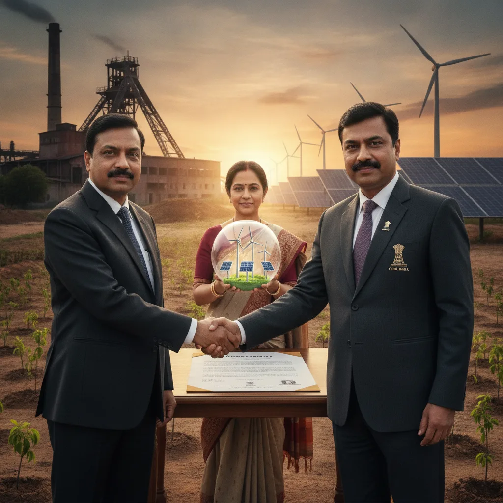 Coal India, UPRVUNL sign JV for renewable energy projects