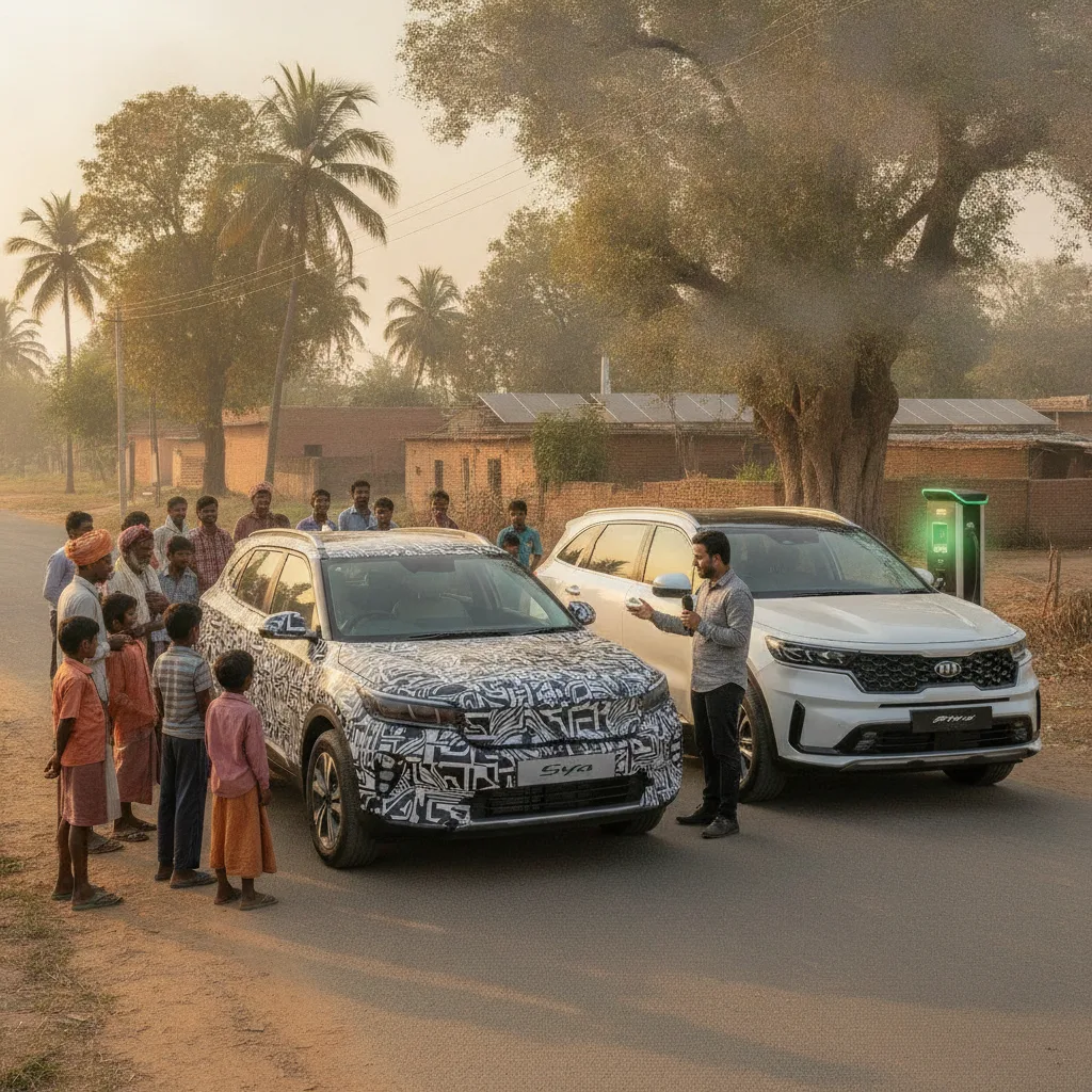 Kia Hints at Electric and Hybrid Launch for India: Syros EV, Sorento in Play