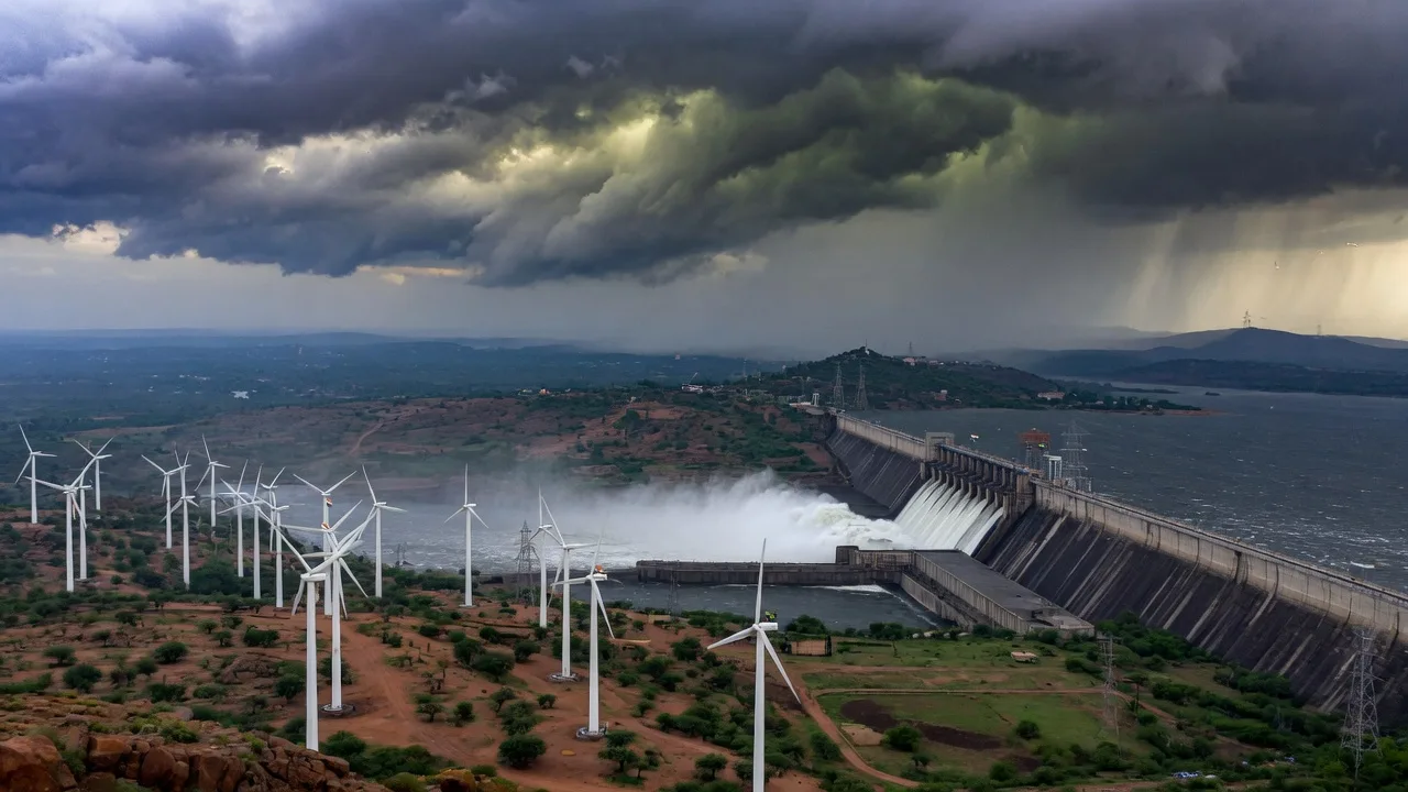 El Niño Likely to Cut India's Wind and Hydropower Output, Study Warns