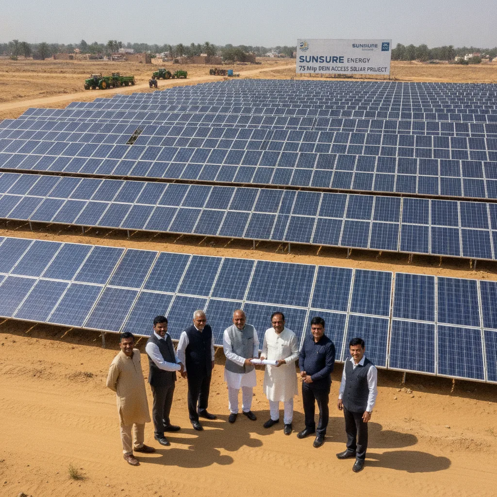 Sunsure secures loan for 75-MWp open access solar project in India