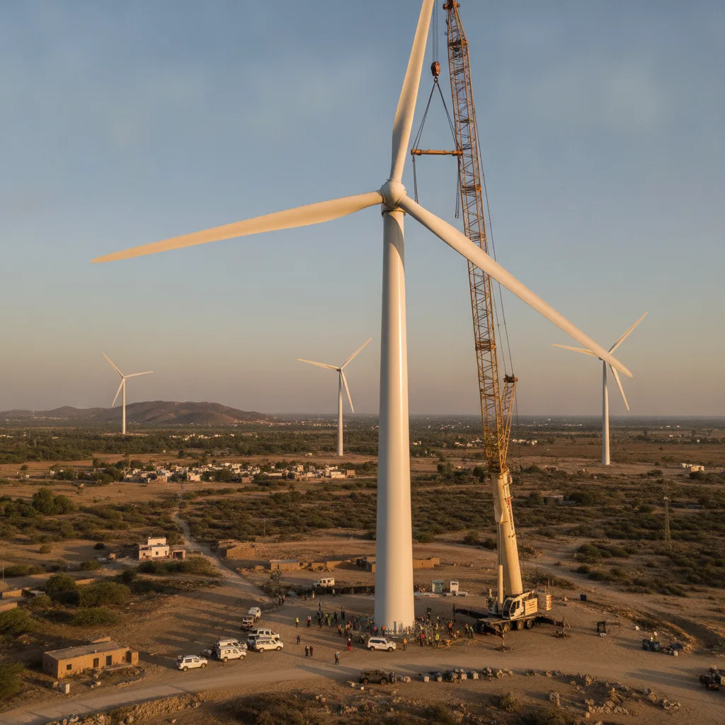 Juniper Green adds 82 MW wind capacity, installs India's biggest turbine
