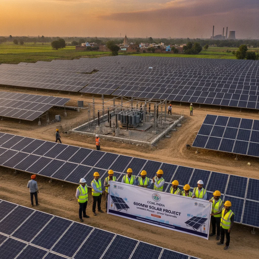 Coal India wins 600MW solar project in Uttar Pradesh