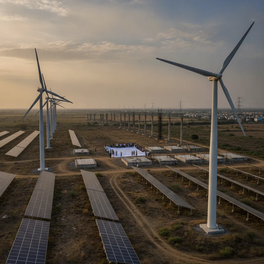Tamil Nadu’s New Wind-Solar Hybrid Policy Targets 20 GW by 2030: Can It Revive Stalled Projects?