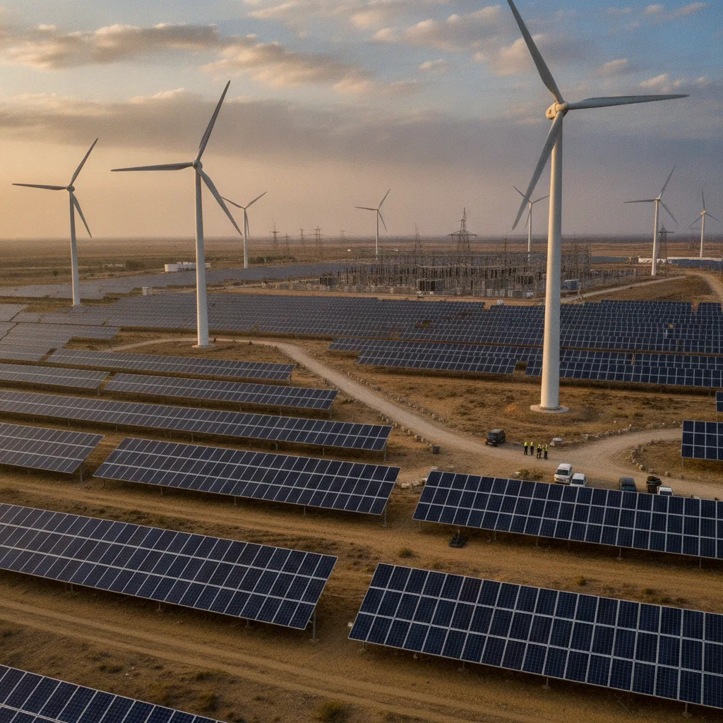 Gujarat's Wind-Solar Hybrid Park Nears 2 GW: Adani Green's Khavda Project Set to Power 1.5 Million Homes