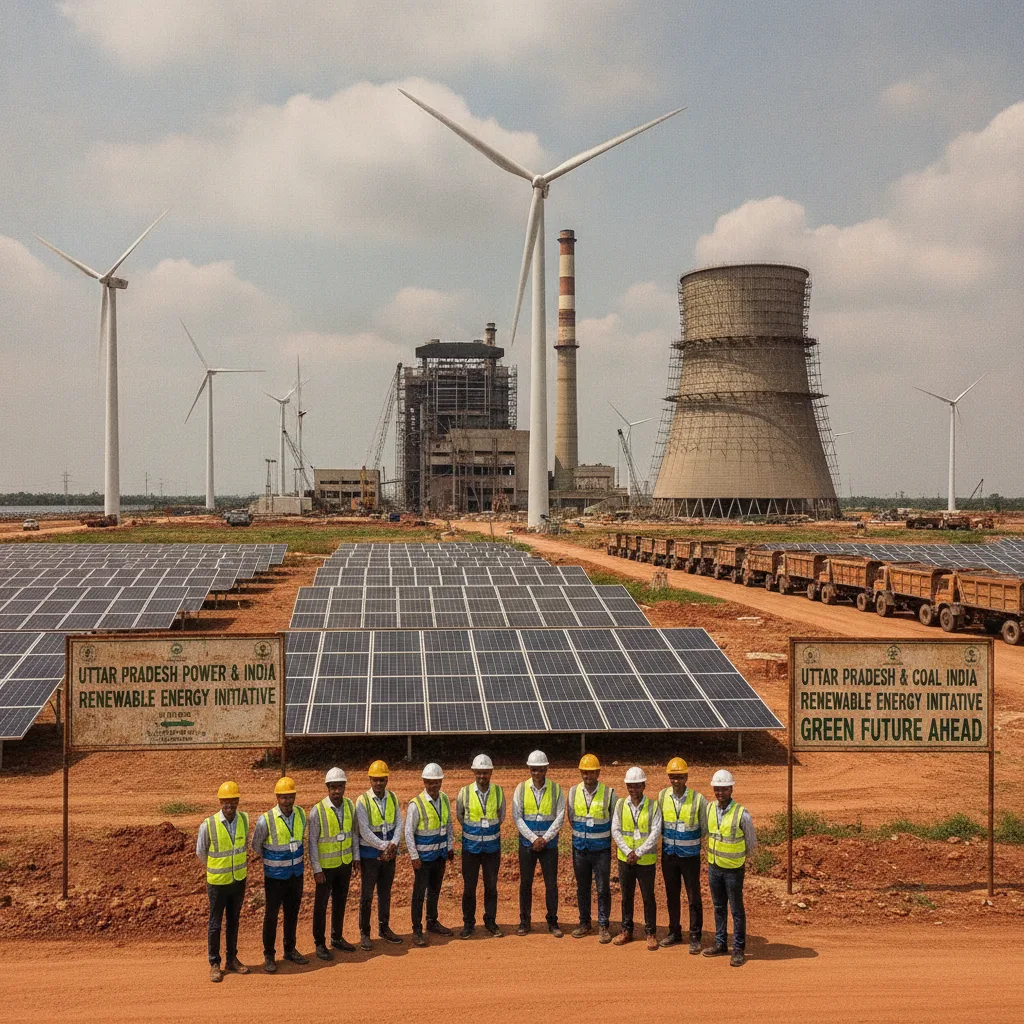 Uttar Pradesh Power Firm and Coal India to Build Renewable Projects