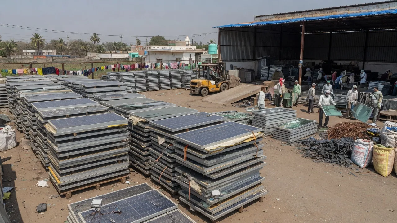 India’s Solar Boom Has a Waste Problem